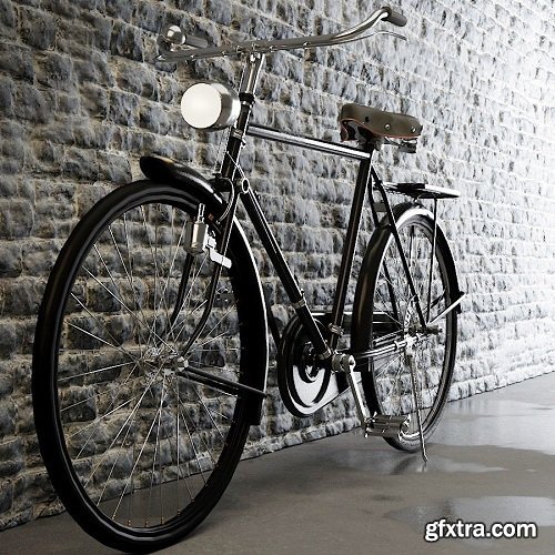 Vintage Bicycles 3d Model