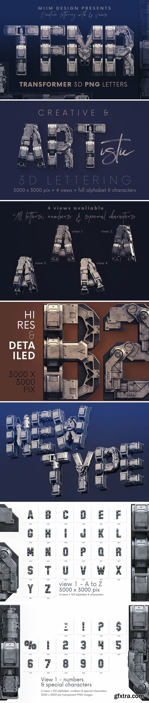 Transformer - 3D Lettering