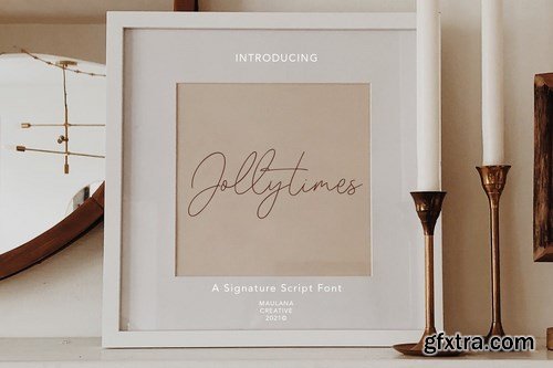 Jollytimes Signature Font