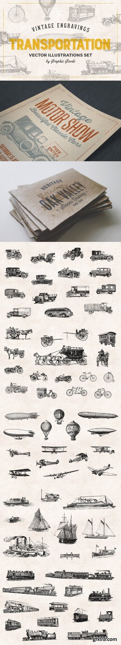 CM - Transportation Engravings Set 684871