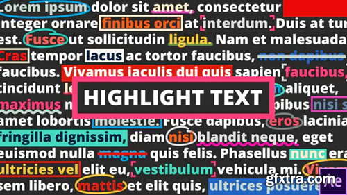 Videohive Highlight Text 28373785
