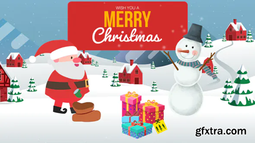 Videohive Cartoon Christmas Wishes - Christmas Opener 25187653