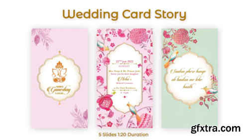 Videohive Wedding Card Story 32250778