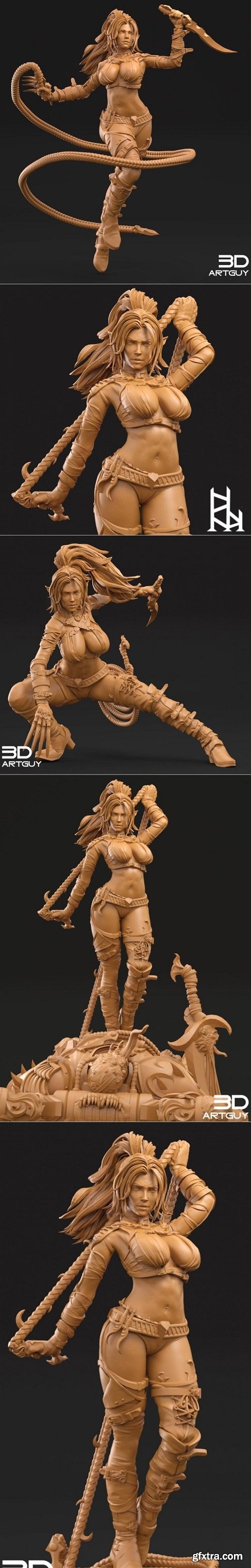Dark Elf Ladies – 3D Print Model