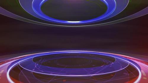 Videohive - Intro news in studio with circular shapes - 32275891