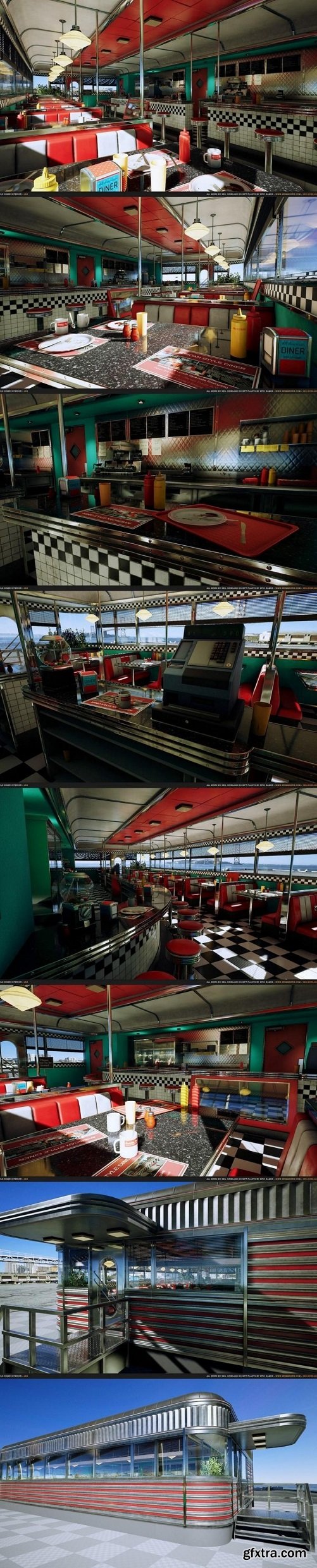 Unreal Engine – American Style Diner