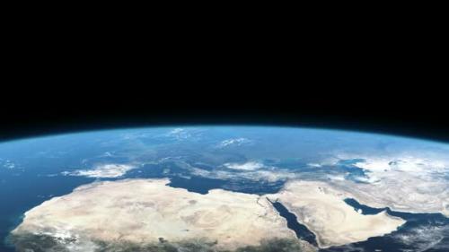 Videohive - Earth from Space, Europe, Africa, Asia - 32281281