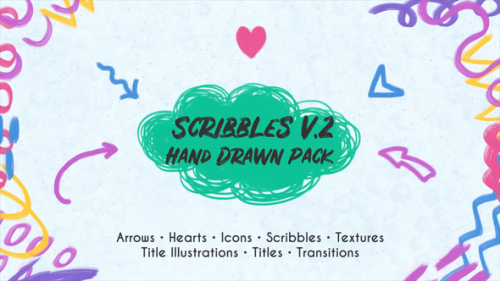Videohive - Scribbles v.2. Hand Drawn Pack - 32250855