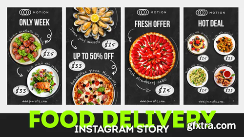 Videohive Food Delivery - Instagram Story 32282991