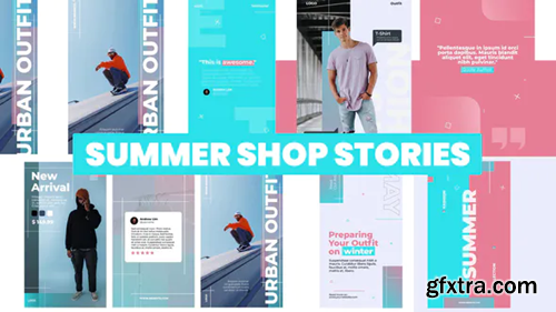 Videohive Summer Shop Stories Instagram 32282769