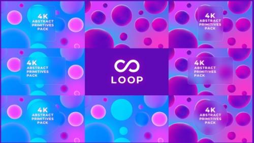 Videohive - Colorful Primitives Background Loops - 32283839