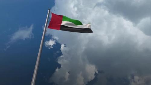 Videohive - United Arab Emirates Flag Waving 4K - 32291769