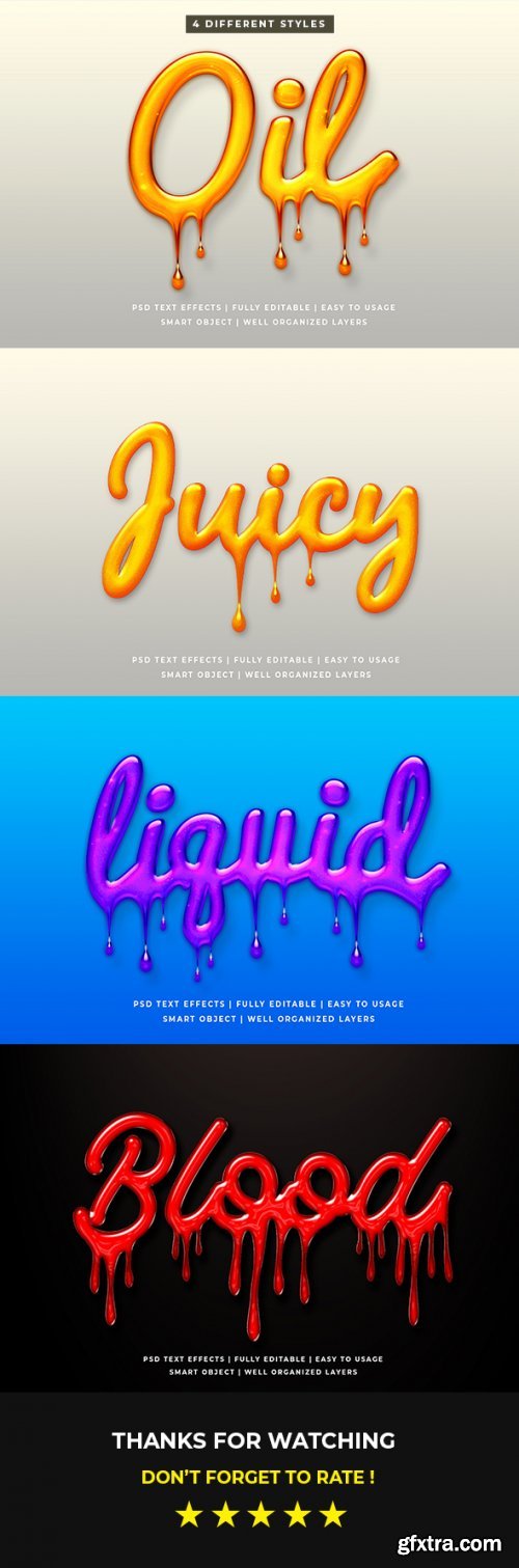 GraphicRiver - Liquid Oil Text Style Effect Mockup 25632965