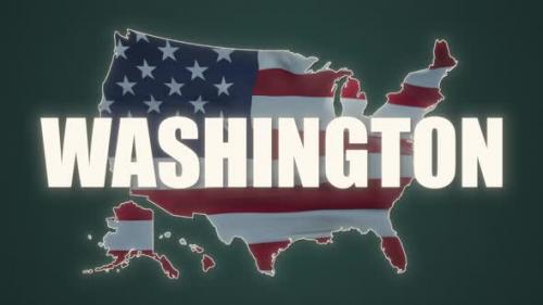 Videohive - Washington State of the United States of America - 30983144