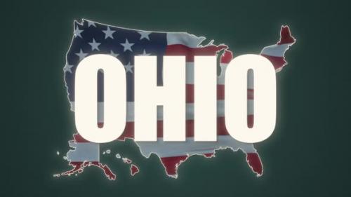 Videohive - USA State of Ohio in UHD - 30887099