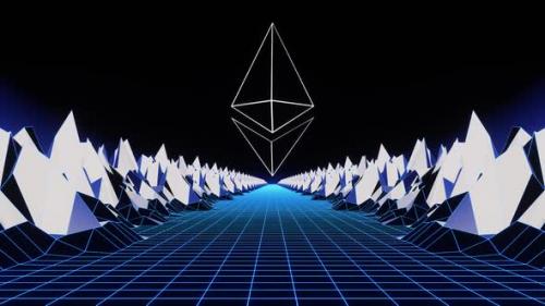 Videohive - Blue Road To The Ethereum HD - 32334653