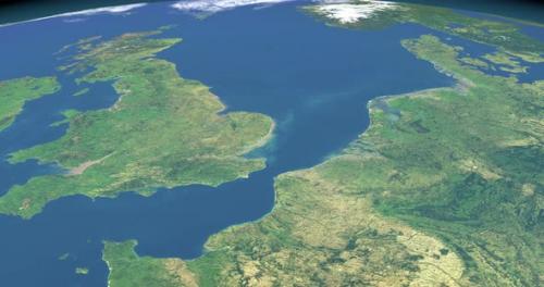 Videohive - English Channel in Planet Earth - 32337407