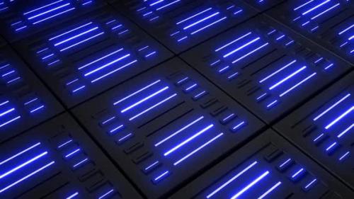 Videohive - 4k Colored Neon Lights Boxes Pack - 32325114