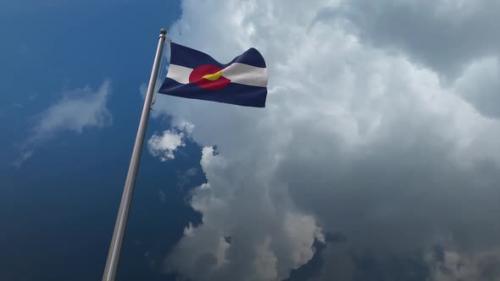 Videohive - Colorado State Flag Waving 2K - 32339695