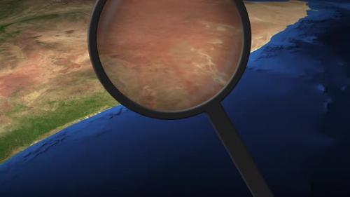 Videohive - Loupe Finds Mogadishu City on the Map - 32356434