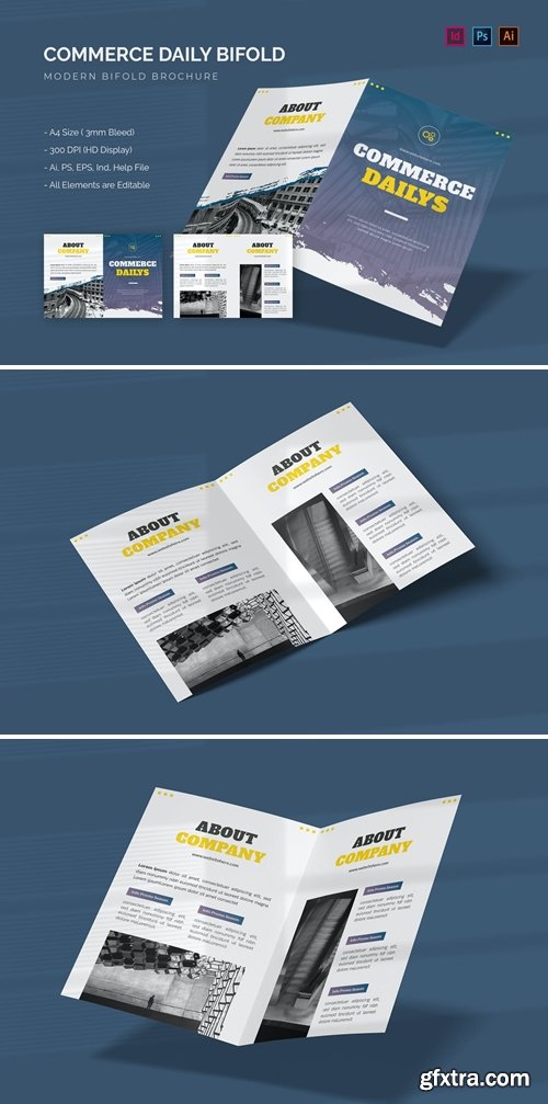 Commerce Daily - Bifold Brochure