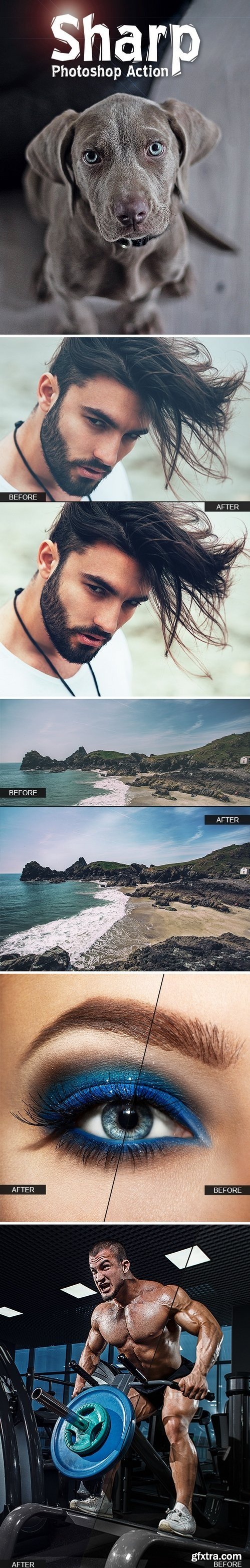 Graphicriver - Sharp HDR Photoshop Action 17781133