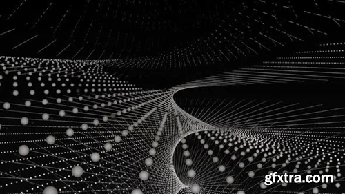Videohive Twisted Black White Hypnotic Optical Illusion Loop 29216002