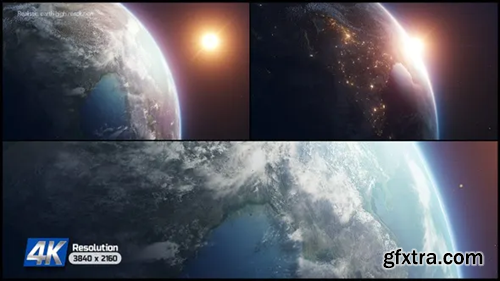 Videohive Sunrise over Earth in Space 30917155