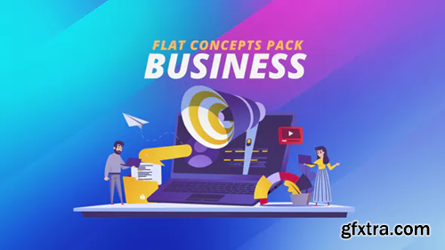 Videohive Business - Flat Concept 32272149