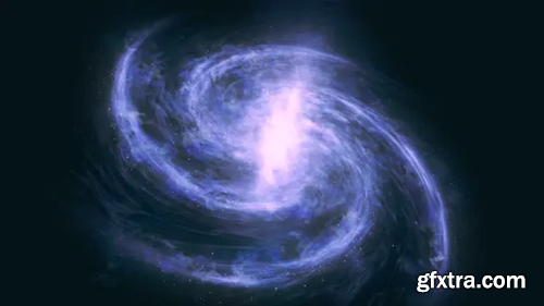 Videohive Beautiful starry space. Beautiful abstract background of spiral star galaxy. 4k close up footage. 29125199
