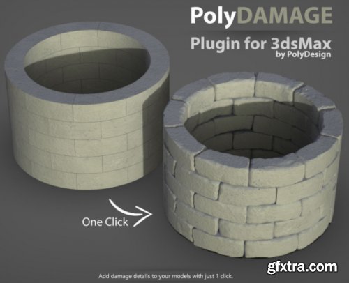 PolyDesign3D PolyDamage 1.52 for 3Ds Max 2016-2023