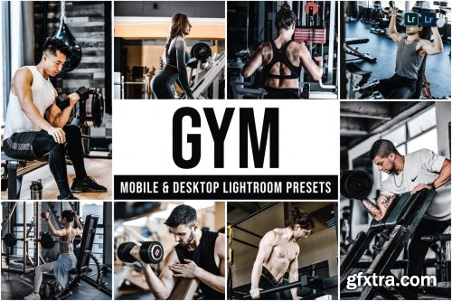 Gym Mobile and Desktop Lightroom Presets