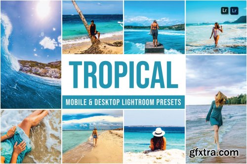 Tropical Mobile and Desktop Lightroom Presets