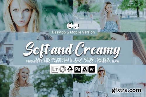CreativeMarket - Soft and Creamy Lightroom Presets 5157461