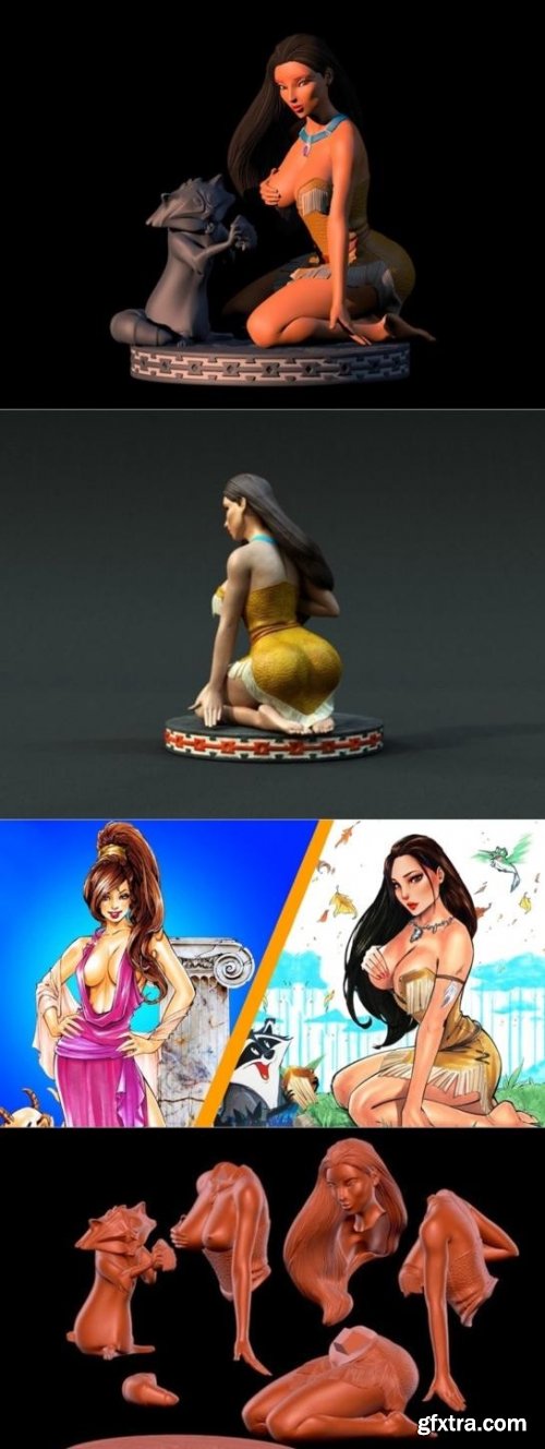 Pocahontas – 3D Print Model