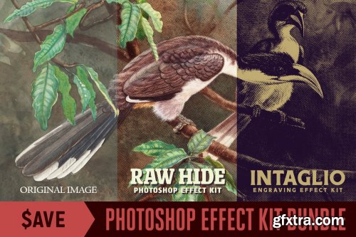CreativeMarket - Photoshop Effect Kit Bundle 6167988