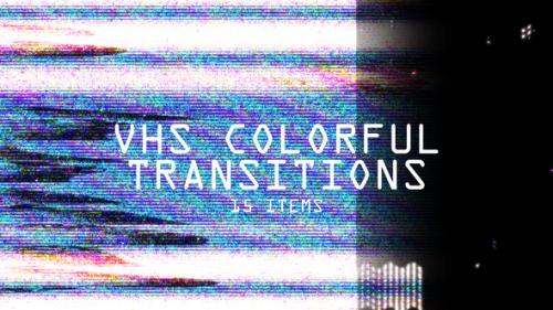 Videohive - VHS Colorful Transitions - 21897244