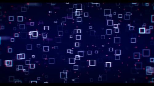Videohive - Futuristic Flying Squares - 23682667