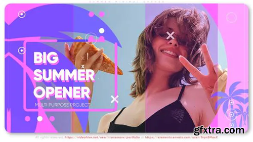 Videohive Summer Minimal Opener 32408197