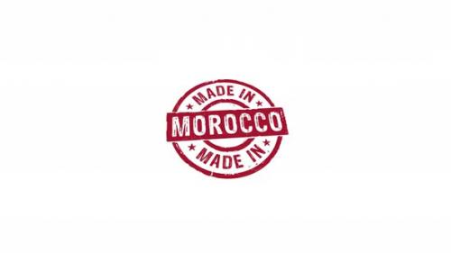 Videohive - Made in Morocco stamp and stamping isolated - 32405776