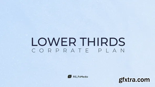 Videohive Lower Thirds | Corporate Plan 31801141