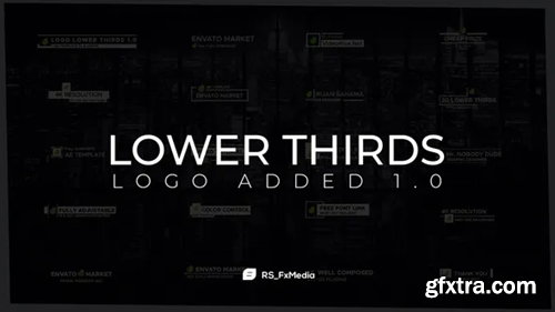 Videohive Lower Thirds | Logo Added 1.0 31846818