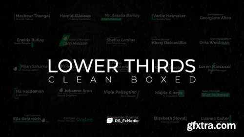 Videohive Lower Thirds | Clean Fade In 31846955