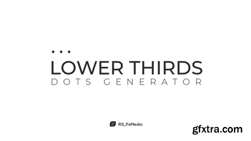 Videohive Lower Thirds | Dots Generator 31864721