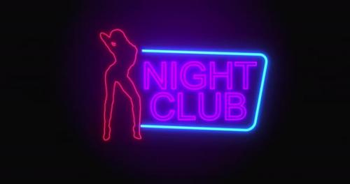 Videohive - Night Club Neon Sign - 32462630