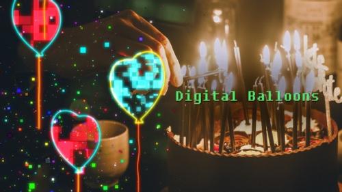 Videohive - Digital Balloons - 32488265