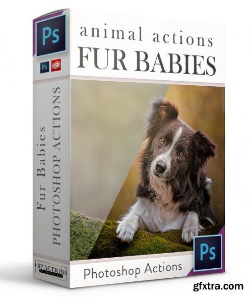 LSP Actions - FUR BABIES - Photoshop Action Suite for dogs and other animals