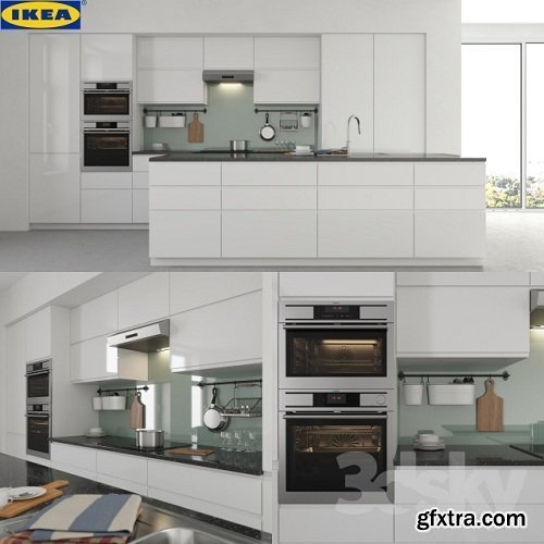 IKEA VOXTORP Kitchen 3d Model