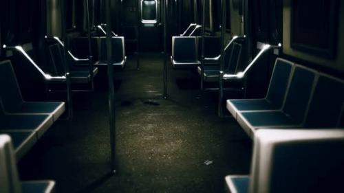 Videohive - Inside of New York Subway Empty Car - 32497015