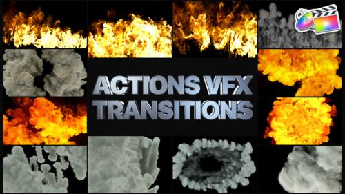 Videohive - Smoke And Fire Transitions | FCPX - 32507777